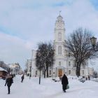 Ратуша в Витебске зимой